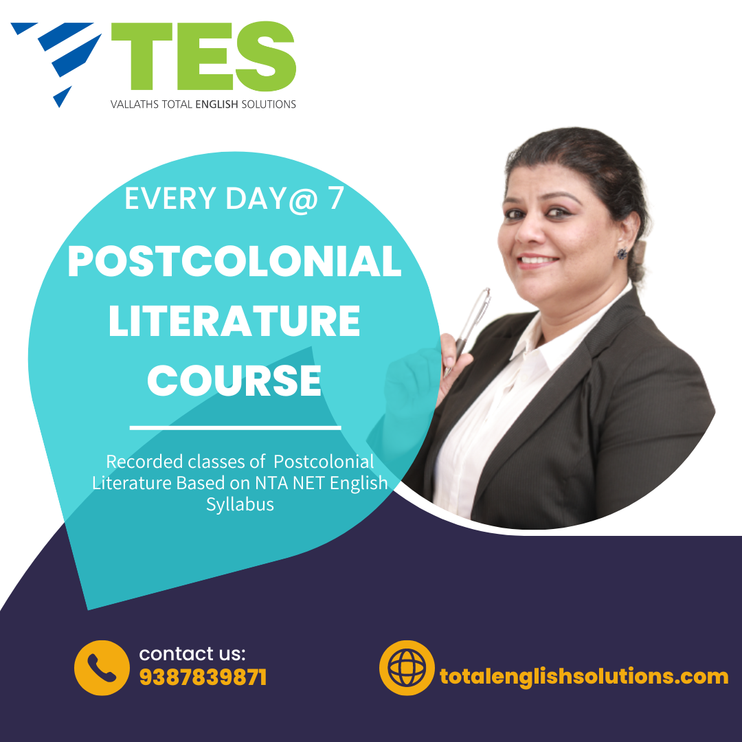 EVERYDAY@7 POSTCOLONIAL LITERATURES COURSE