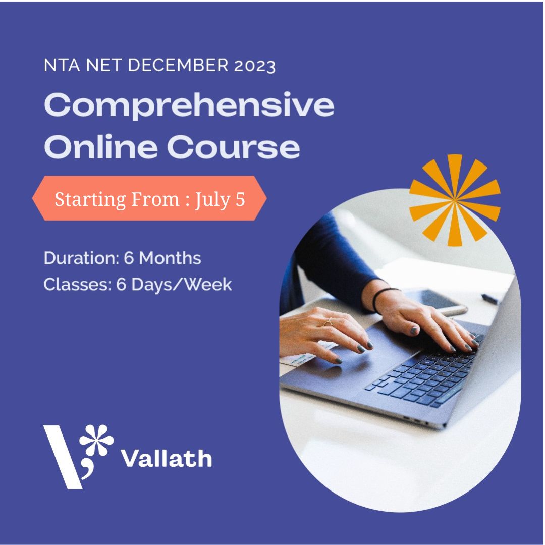 NTA NET COMPREHENSIVE ONLINE COURSE DECEMBER 2023