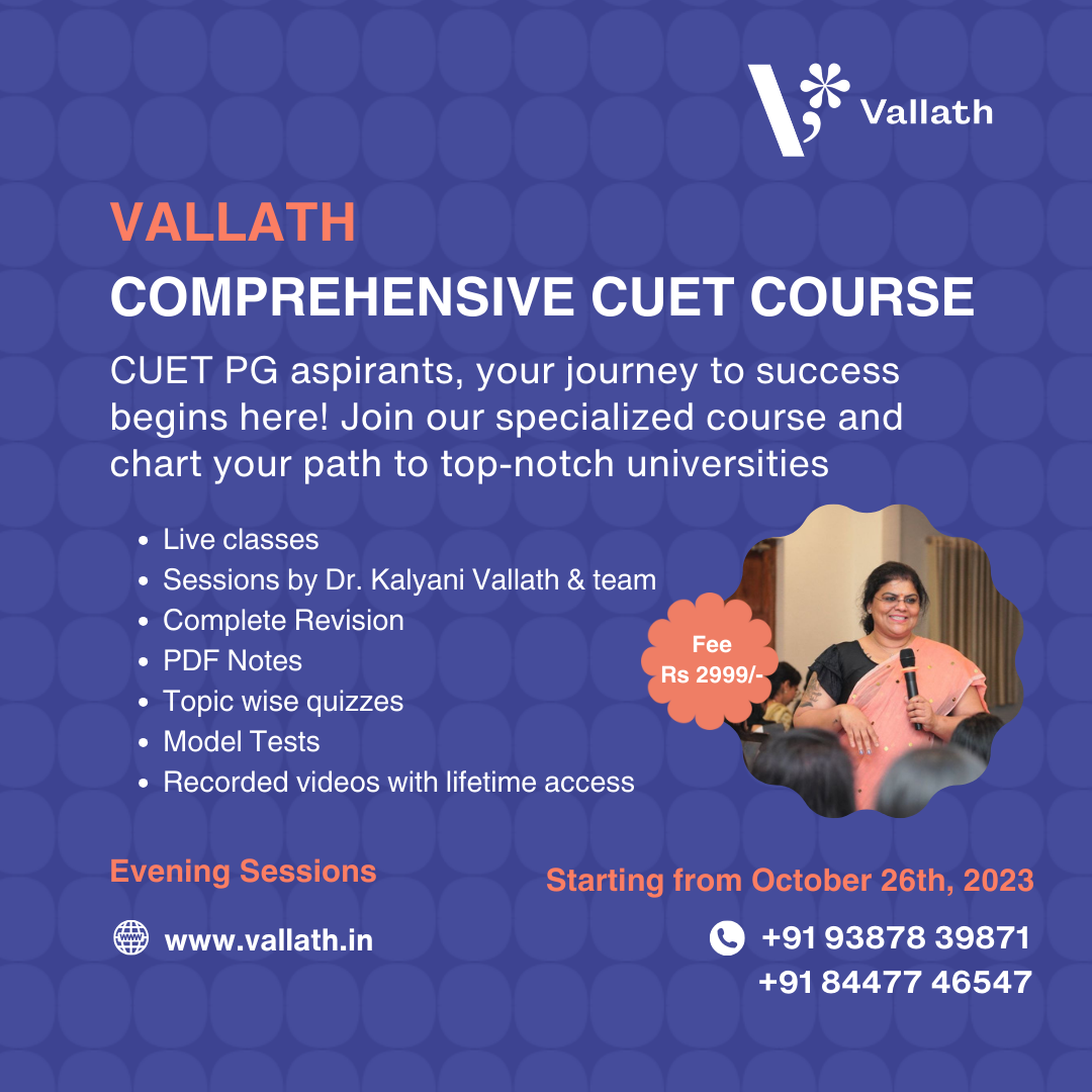 Vallath Comprehensive CUET- PG Course