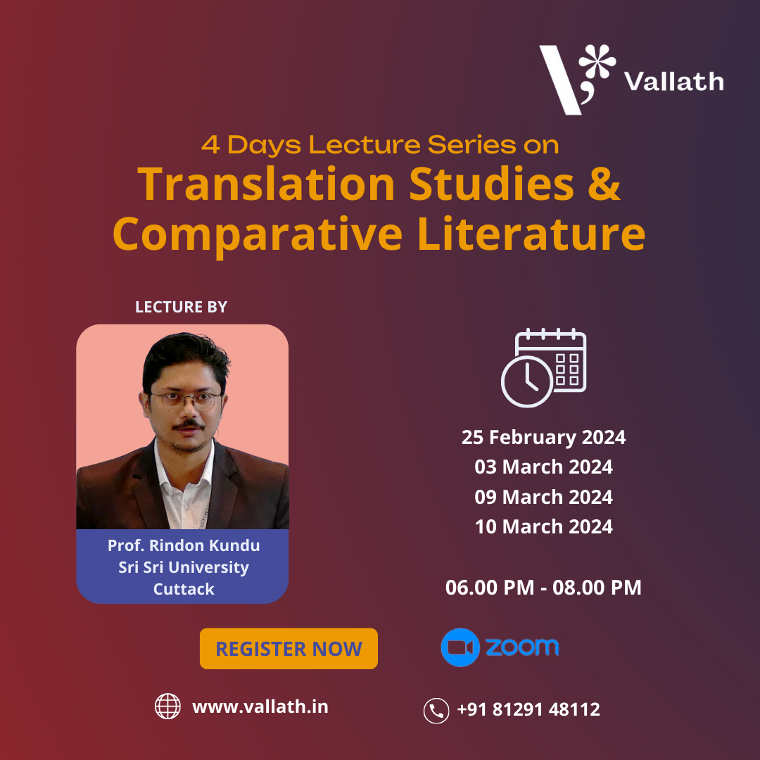 4 Days Lecture Series on Translation Studies & Comparative Literature