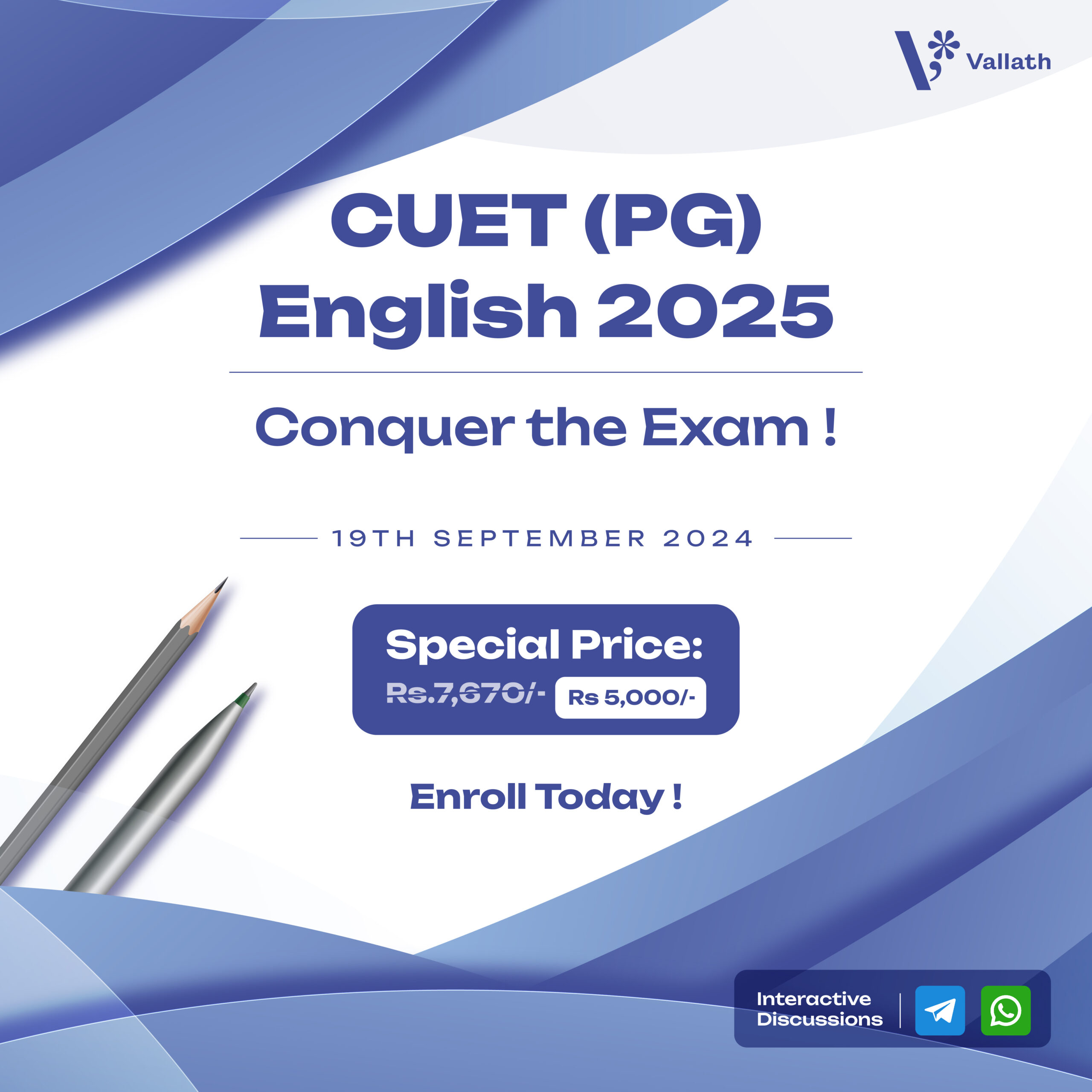 Vallath Comprehensive CUET PG Course 2025