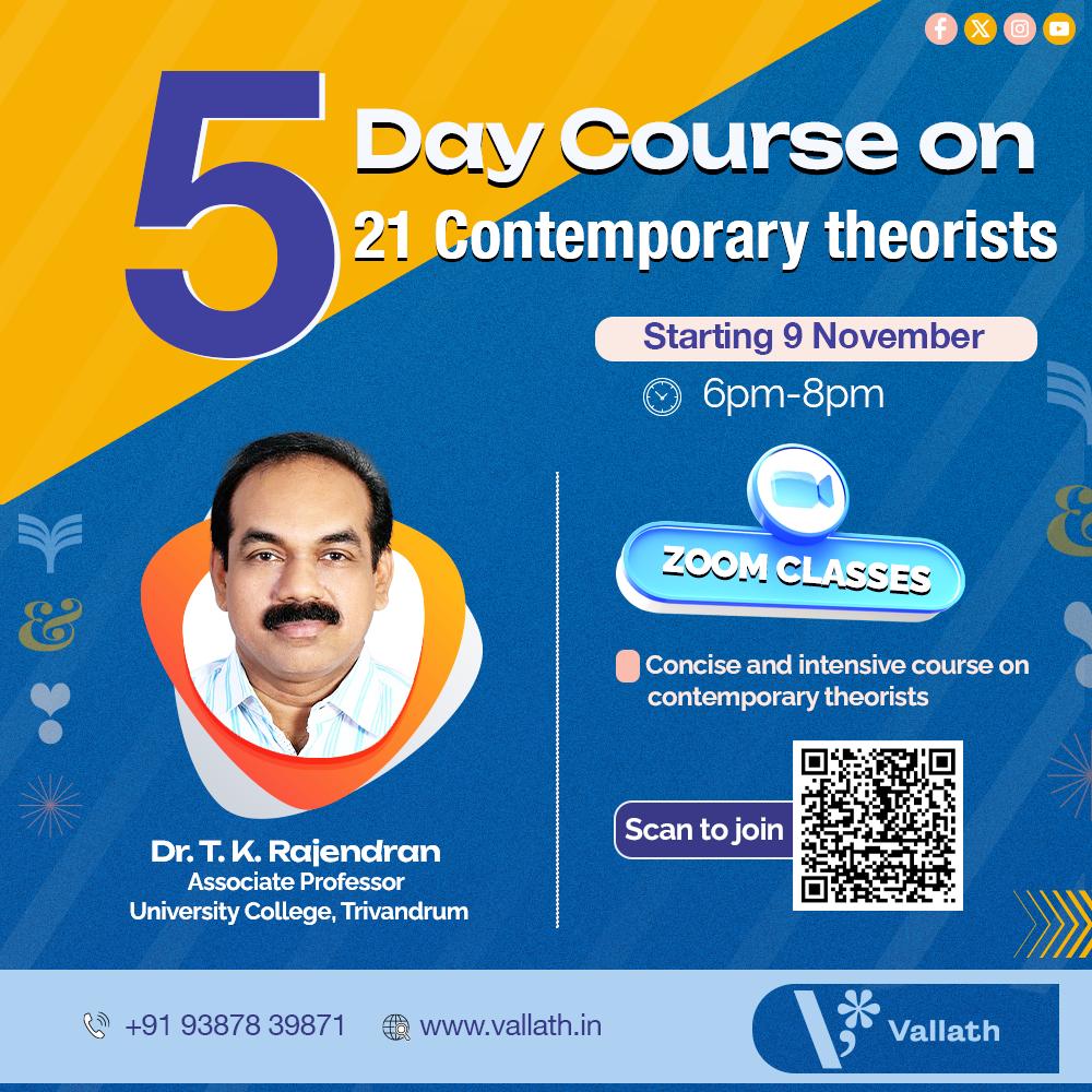 5-Day Course on Contemporary Theorists