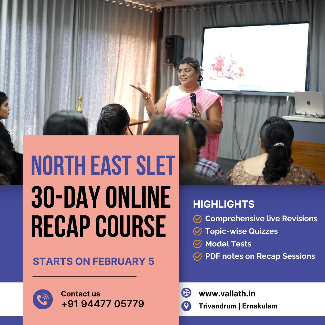 North East SLET 30-Day Recap Course 2025