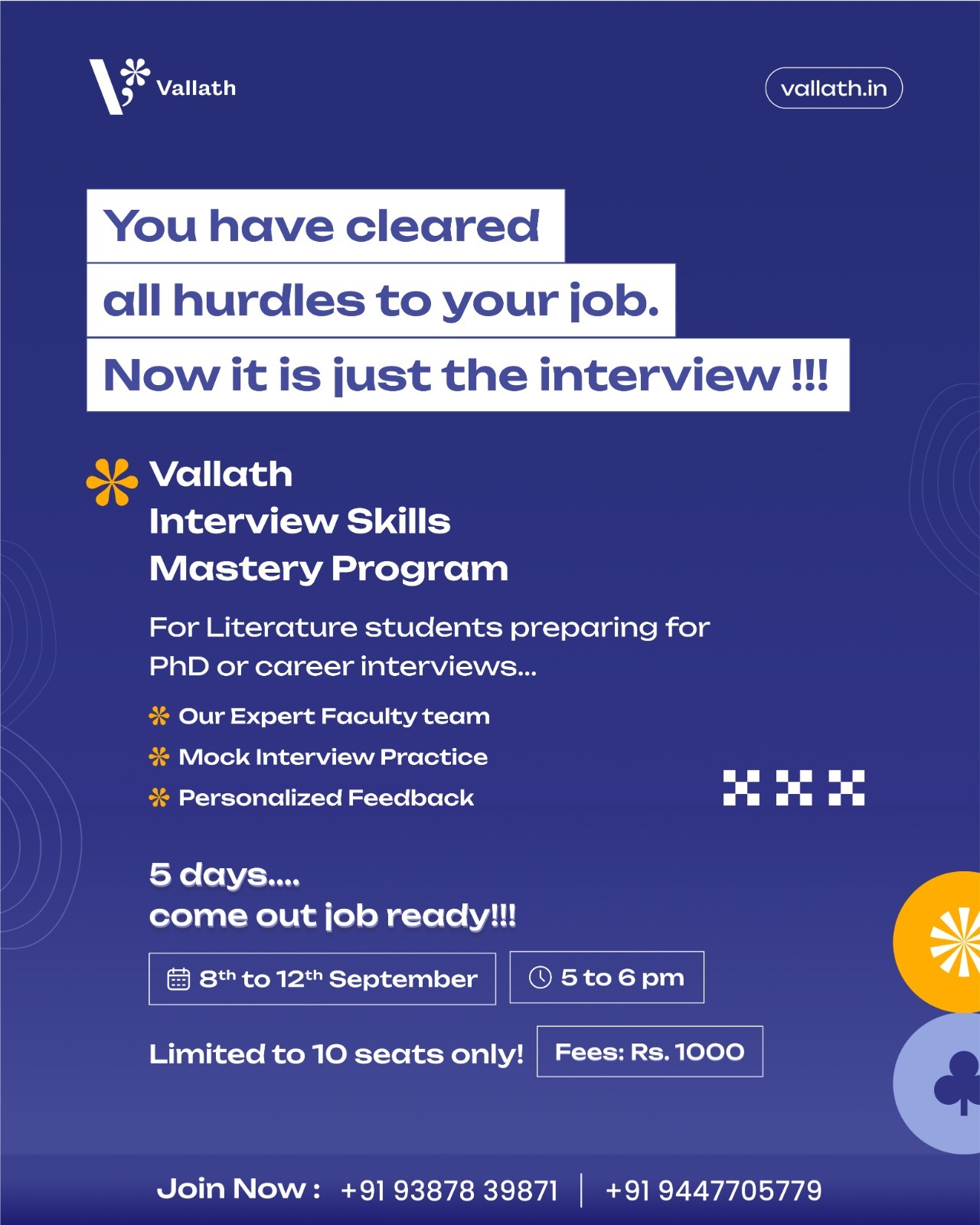 Interview Skills Mastery Programme