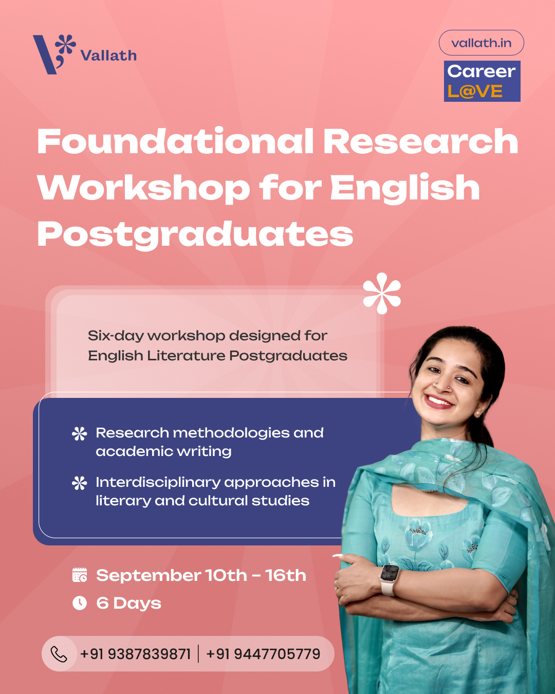 Foundational Research Workshop for English Postgraduates- September 2025